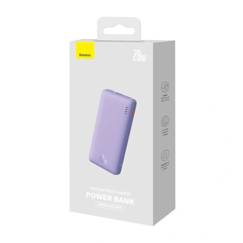Kup Powerbank Baseus Airpow 10000mAh 20W (fioletowy) - BSU8882 - {ean13} - Sklep Home Screen