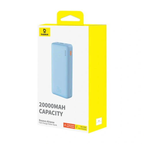 Kup Powerbank Baseus Airpow 20000mAh 20W (modrý) - BSU8884 - {ean13} - Sklep Home Screen