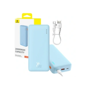 Buy Baseus Airpow 20000mAh 20W powerbank (blue) - BSU8884 - {ean13} - Home Screen Store Europe