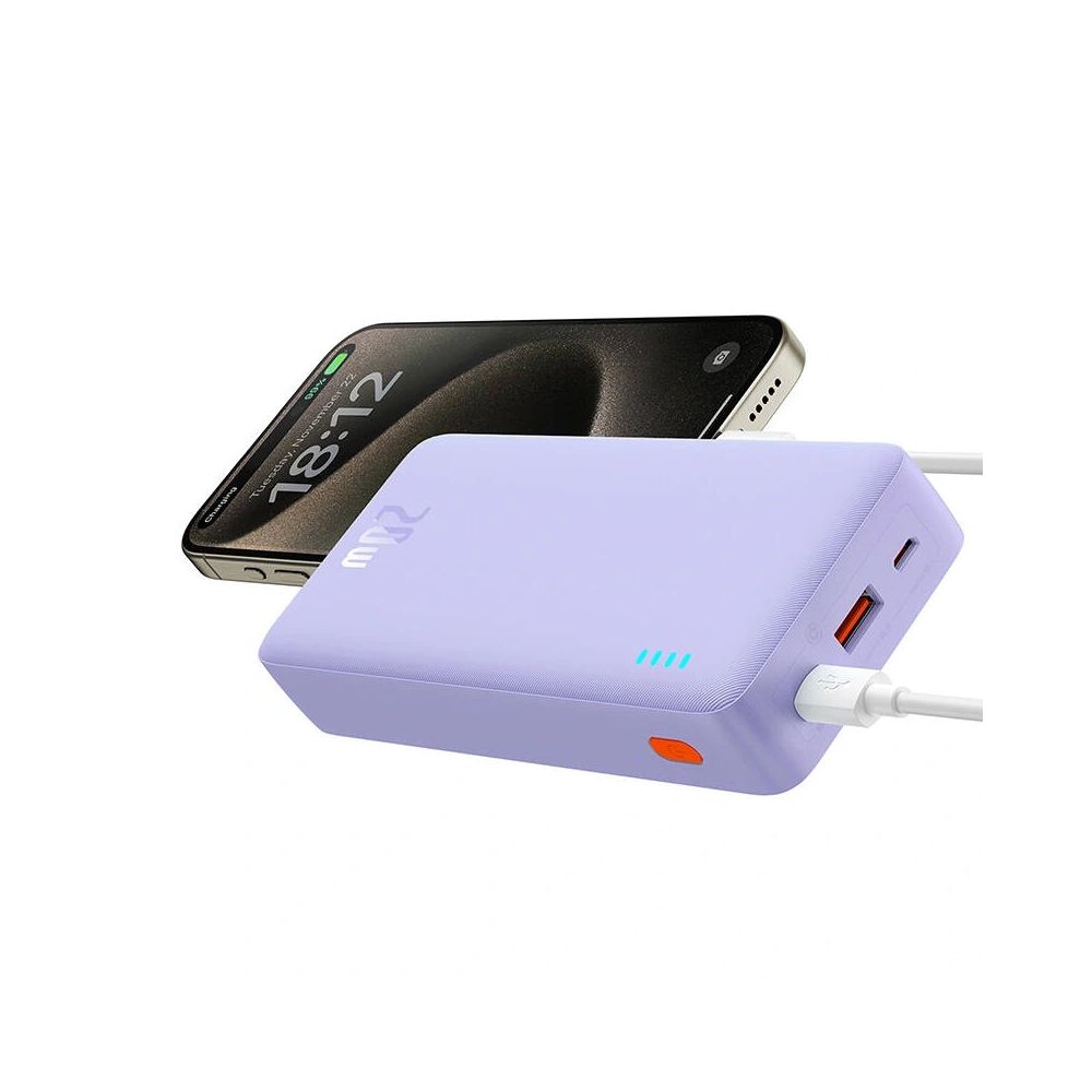 Powerbank Baseus Airpow 20000mAh 20W (fioletowy)