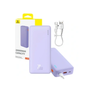 Buy Baseus Airpow 20000mAh 20W powerbank (purple) - BSU8885 - {ean13} - Home Screen Store Europe