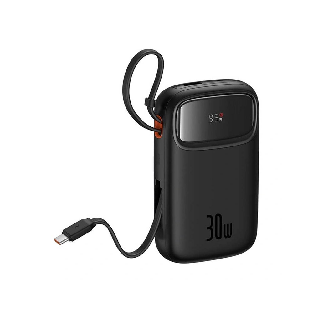 Powerbank Baseus QPow 2 10000mAh 30W 2xUSB-C (czarny)