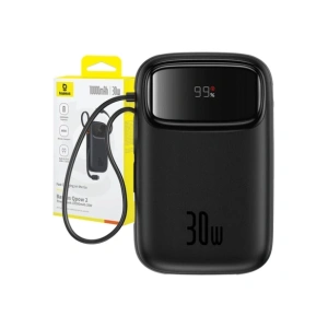 Buy Baseus QPow 2 10000mAh 30W 2xUSB-C powerbank (black) - BSU8886 - {ean13} - Home Screen Store Europe