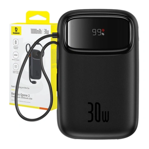 Kup Powerbank Baseus QPow 2 10000mAh 30W 2xUSB-C (černá) - BSU8886 - {ean13} - Sklep Home Screen