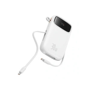 Kup Powerbank Baseus QPow 2 10000mAh 30W 2xUSB-C (bílý) - BSU8887 - {ean13} - Sklep Home Screen