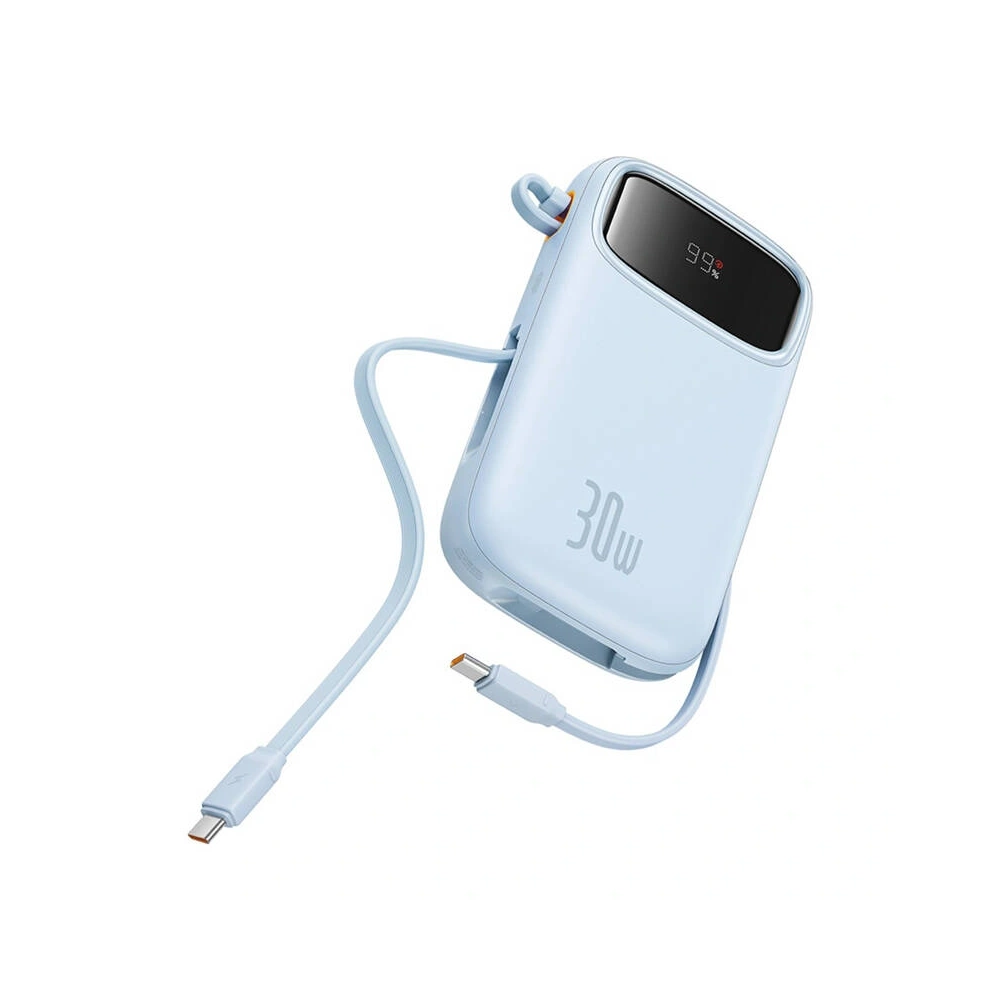 Powerbank Baseus QPow 2 10000mAh 30W 2xUSB-C (niebieski)