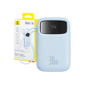 Buy Baseus QPow 2 10000mAh 30W 2xUSB-C powerbank (blue) - BSU8888 - {ean13} - Home Screen Store Europe