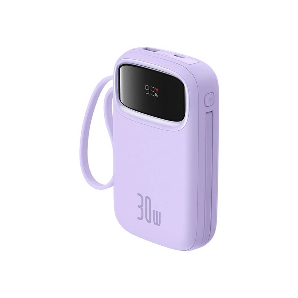 Powerbank Baseus QPow 2 10000mAh 30W 2xUSB-C (fioletowy)