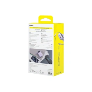 Kup Powerbank Baseus QPow 2 10000mAh 30W 2xUSB-C (fialový) - BSU8889 - {ean13} - Sklep Home Screen