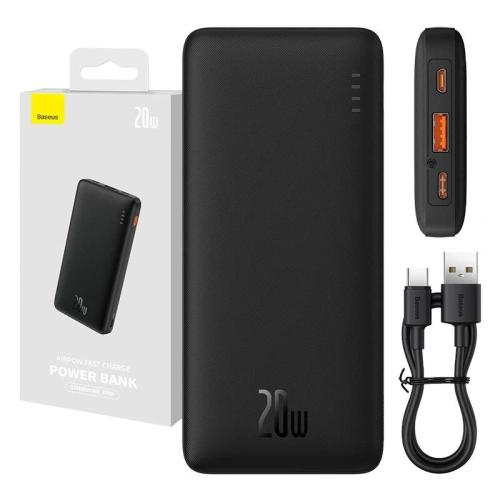 Kup Powerbank Baseus Airpow 10000mAh 20W (černý) - BSU8890 - {ean13} - Sklep Home Screen