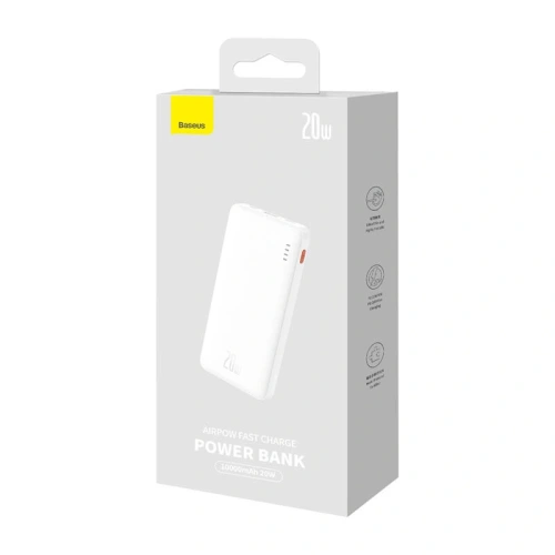 Kup Powerbank Baseus Airpow 10000mAh 20W (biały) - BSU8891 - {ean13} - Sklep Home Screen