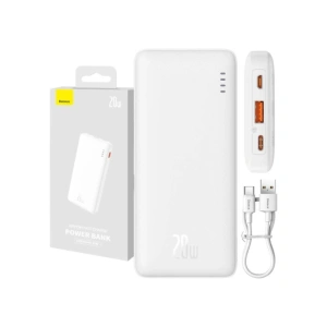 Buy Baseus Airpow 10000mAh 20W powerbank (white) - BSU8891 - {ean13} - Home Screen Store Europe