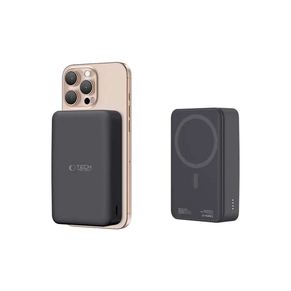 Powerbank Tech-Protect PB12 LifeMag 15W MagSafe 20000mah Black