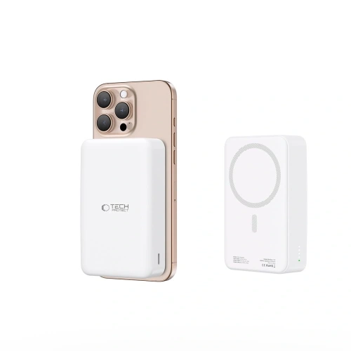 Kup Tech-Protect PB12 LifeMag Powerbank 15W MagSafe 20000mah Weiß - THP3563 - {ean13} - Sklep Home Screen