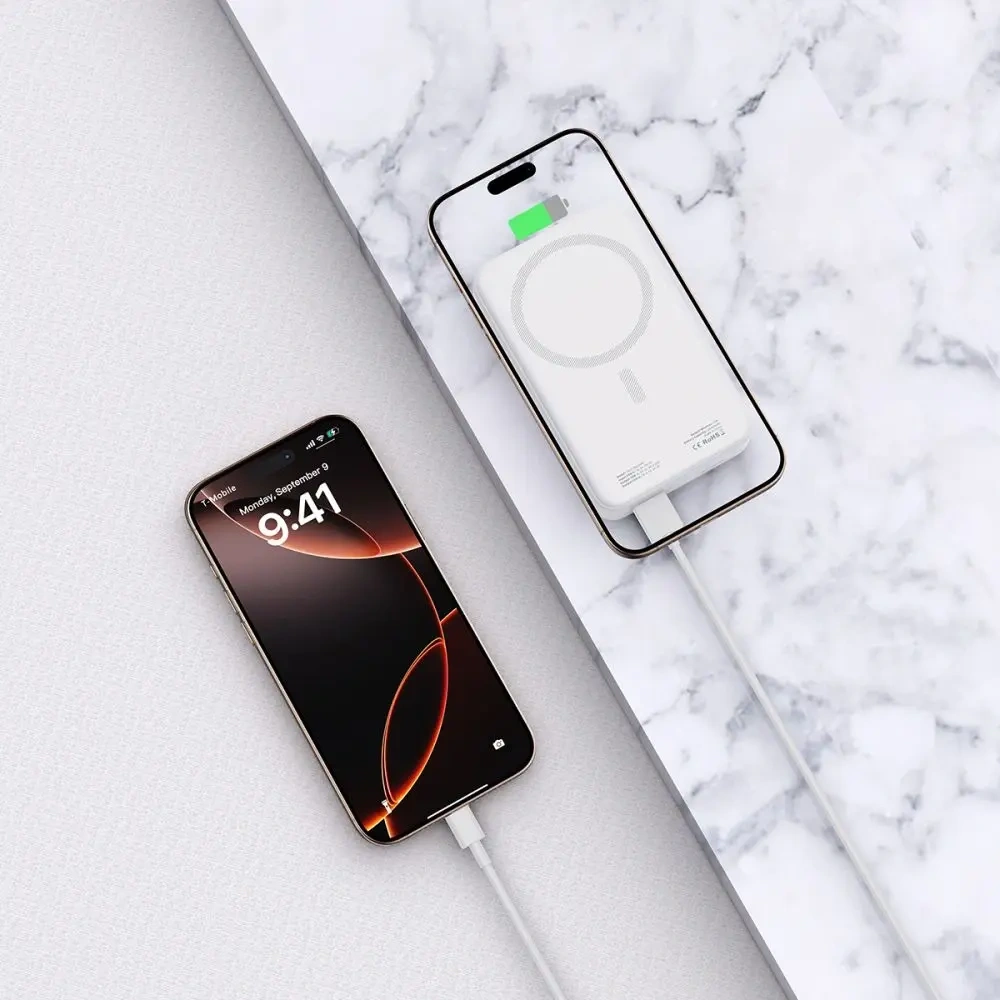 Powerbank Tech-Protect PB12 LifeMag 15W MagSafe 20000mah White