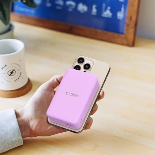 Buy Tech-Protect PB12 LifeMag Powerbank 15W MagSafe 20000mah Lilac - THP3564 - {ean13} - Home Screen Store Europe