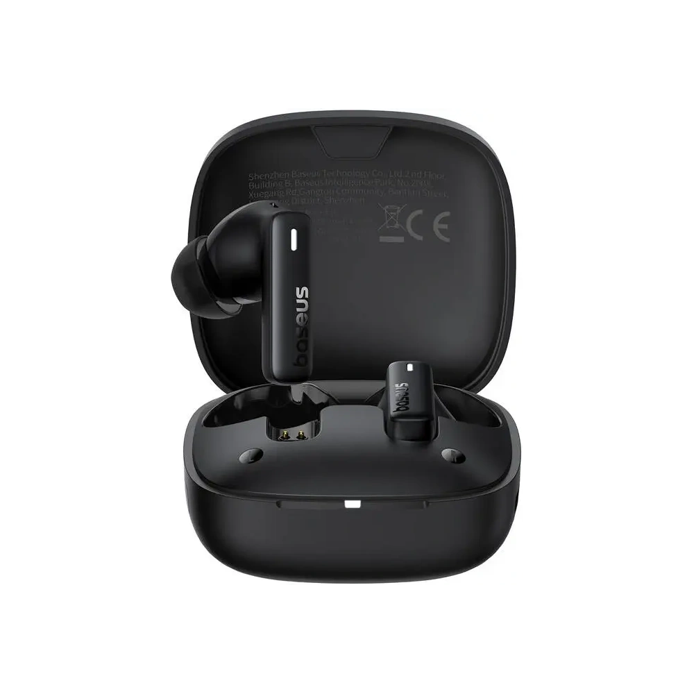 Bezprzewodowe słuchawki dokanałowe TWS Baseus Bowie E19 (czarny)
