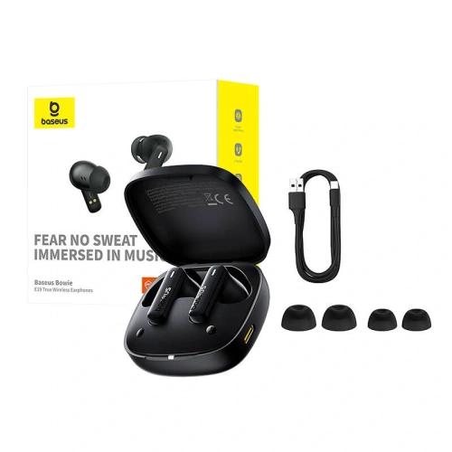Buy TWS Baseus Bowie E19 wireless in-ear headphones (black) - BSU8892 - {ean13} - Home Screen Store Europe