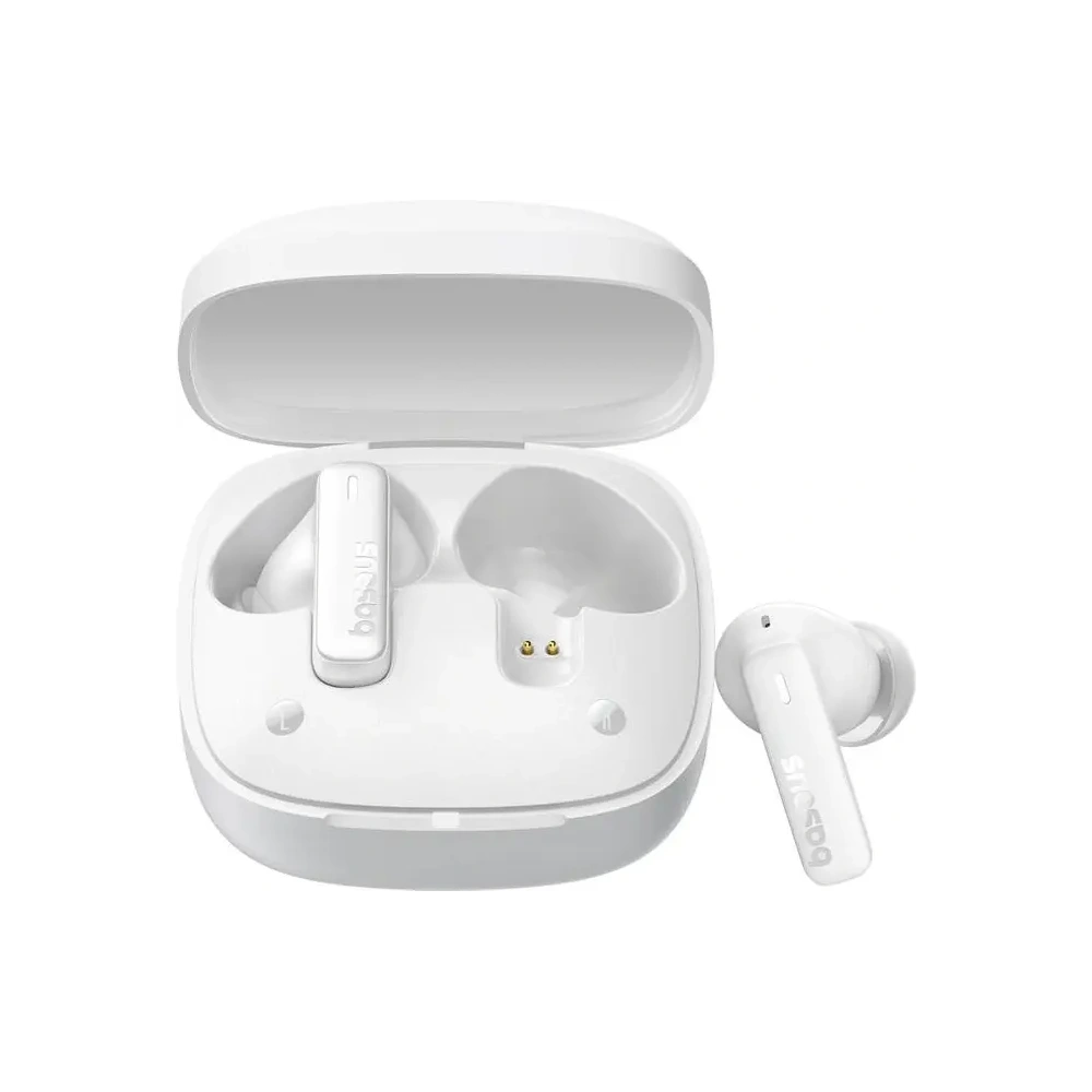 Bezprzewodowe słuchawki dokanałowe TWS Baseus Bowie E19 (biały)