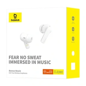 Kup TWS Baseus Bowie E19 kabellose In-Ear-Kopfhörer (weiß) - BSU8893 - {ean13} - Sklep Home Screen