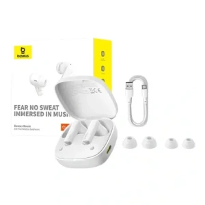 Kup TWS Baseus Bowie E19 căști wireless in-ear (alb) - BSU8893 - {ean13} - Sklep Home Screen