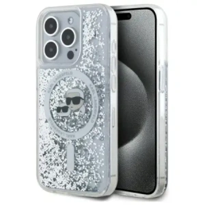 Kup Karl Lagerfeld KLHMP15XLGKCSGH Apple iPhone 15 Pro Max keménytok Liquid Glitter Karl&Choupette Head MagSafe átlátszó - KLD21812 - {ean13} - Sklep Home Screen