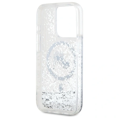 Kup Etui Karl Lagerfeld KLHMP15XLGKCSGH Apple iPhone 15 Pro Max hardcase Liquid Glitter Karl&Choupette Head MagSafe transparent - KLD21812 - {ean13} - Sklep Home Screen