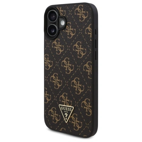 Buy Guess GUHCP16SPG4GPK Apple iPhone 16 hardcase New 4G Triangle black - GUE4171 - {ean13} - Home Screen Store Europe