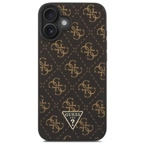 Kup Guess GUHCP16SPG4GPK Apple iPhone 16 hardcase Nou 4G Triangle negru - GUE4171 - {ean13} - Sklep Home Screen