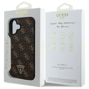 Kup Etui Guess GUHCP16SPG4GPK Apple iPhone 16 hardcase Nový 4G Triangle černý/black - GUE4171 - {ean13} - Sklep Home Screen