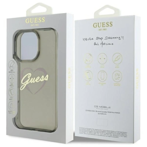 Kup Etui Guess GUHCP16XHCHGSPK Apple iPhone 16 Pro Max hardcase IML Heart černá/black - GUE4172 - {ean13} - Sklep Home Screen