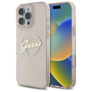 Kup Guess GUHCP16XHCHGSPP Apple iPhone 16 Pro Max hardcase IML Heart roz - GUE4173 - {ean13} - Sklep Home Screen