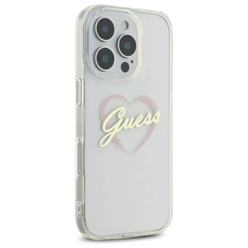 Kup Etui Guess GUHCP16XHCHGSPT Apple iPhone 16 Pro Max hardcase IML Heart průhledný/transparentní - GUE4174 - {ean13} - Sklep Home Screen