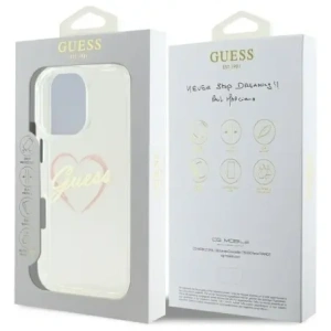 Kup Guess GUHCP16XHCHGSPT Apple iPhone 16 Pro Max husă IML Heart transparentă - GUE4174 - {ean13} - Sklep Home Screen