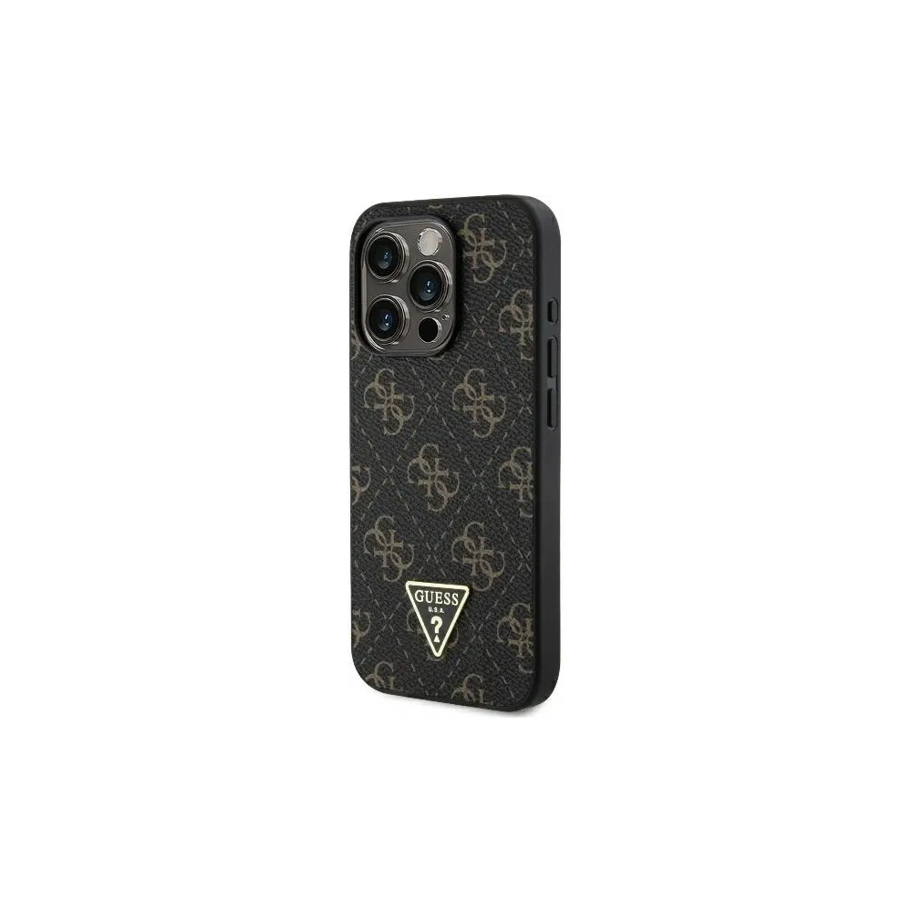 Etui Guess GUHCP16XPG4GPK Apple iPhone 16 Pro Max hardcase New 4G Triangle czarny/black