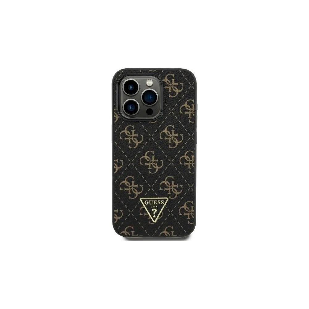Etui Guess GUHCP16XPG4GPK Apple iPhone 16 Pro Max hardcase New 4G Triangle czarny/black