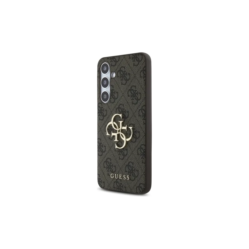 Etui Guess GUHCS24FE4GMGBR Samsung Galaxy S24 FE hardcase 4G Big Metal Logo brązowy/brown