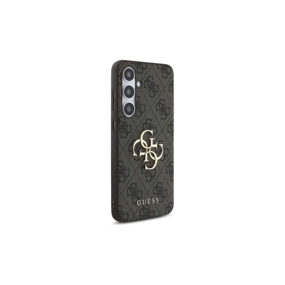 Etui Guess GUHCS24FE4GMGBR Samsung Galaxy S24 FE hardcase 4G Big Metal Logo brązowy/brown