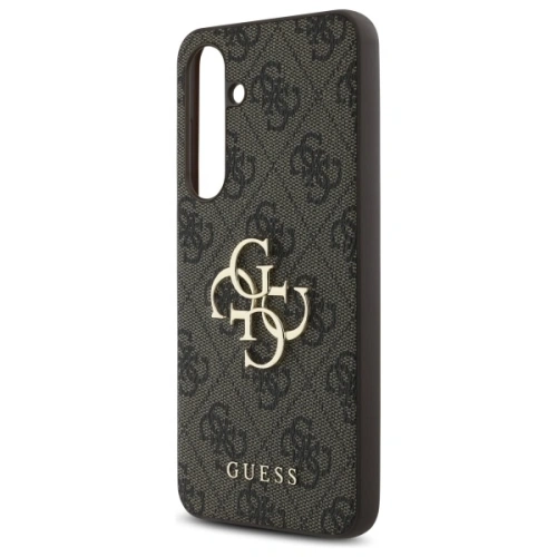 Buy Guess GUHCS24FE4GMGBR Samsung Galaxy S24 FE hardcase 4G Big Metal Logo brown - GUE4176 - {ean13} - Home Screen Store Europe