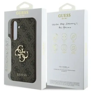 Kup Guess GUHCS24FE4GMGBR Samsung Galaxy S24 FE kemény tok 4G Nagy Fém Logó barna - GUE4176 - {ean13} - Sklep Home Screen