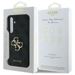Kup Guess GUHCS24FE4GMGGR Samsung Galaxy S24 FE keménytok 4G Nagy Fém Logó szürke - GUE4177 - {ean13} - Sklep Home Screen