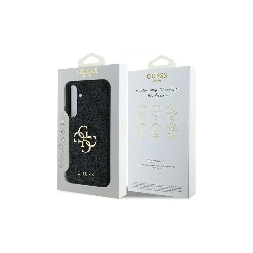 Etui Guess GUHCS24FE4GMGGR Samsung Galaxy S24 FE hardcase 4G Big Metal Logo szary/grey