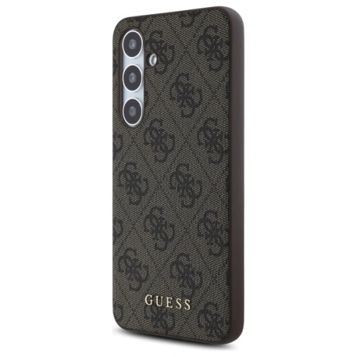 Kup Etui Guess GUHCS24FEG4GFBR Samsung Galaxy S24 FE hardcase 4G Metal Gold Logo brązowy/brown - GUE4179 - {ean13} - Sklep Home Screen