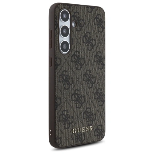 Kup Etui Guess GUHCS24FEG4GFBR Samsung Galaxy S24 FE hardcase 4G Metal Gold Logo brązowy/brown - GUE4179 - {ean13} - Sklep Home Screen