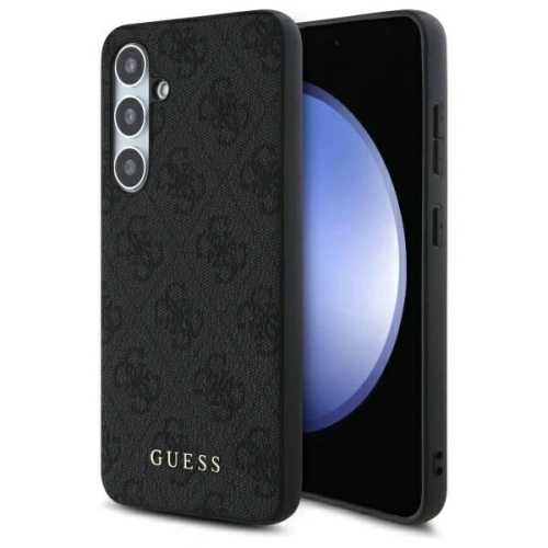 Kup Guess GUHCS24FEG4GFGR Samsung Galaxy S24 FE keménytok 4G Fém Arany Logó szürke - GUE4180 - {ean13} - Sklep Home Screen