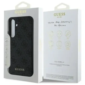 Kup Guess GUHCS24FEG4GFGR Samsung Galaxy S24 FE keménytok 4G Fém Arany Logó szürke - GUE4180 - {ean13} - Sklep Home Screen