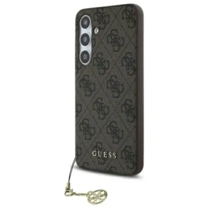 Kup Guess GUHCS24FEGF4GBR Samsung Galaxy S24 FE hardcase 4G Colecția Charms maro - GUE4181 - {ean13} - Sklep Home Screen