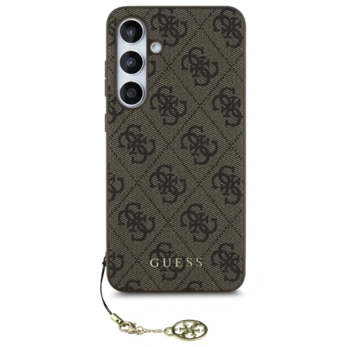 Kup Guess GUHCS24FEGF4GBR Samsung Galaxy S24 FE hardcase 4G Colecția Charms maro - GUE4181 - {ean13} - Sklep Home Screen