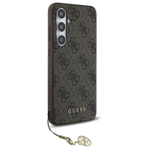 Kup Etui Guess GUHCS24FEGF4GBR Samsung Galaxy S24 FE hardcase 4G Charms Collection brazowy/brown - GUE4181 - {ean13} - Sklep Home Screen