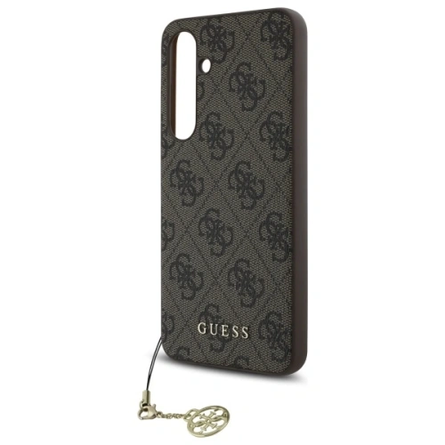 Kup Guess GUHCS24FEGF4GBR Samsung Galaxy S24 FE hardcase 4G Colecția Charms maro - GUE4181 - {ean13} - Sklep Home Screen